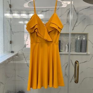 Mustard dress very gorgeous